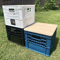 에이원플러스 우유 박스 상판 상자 캠핑 테이블 원목 수납함, 1개, 03 밀크박스상판 고무나무