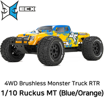 ECX03016 1/10 Ruckus 4wd Brushless Monster Truck (AVC시스템 장착/DX2E 조종기포함)