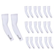 엘마운틴 심리스 팔토시 손등 쿨토시 2p x 10세트, 화이트