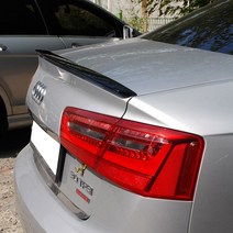 AUDI A6 C7 리어 트렁크 검정 블랙 스포일러 날개 파츠 윙 튜닝 S라인