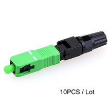 광접속기 1020pcs 많은 빠른 필드 어셈블리 FTTH 임베디드 광섬유 커넥터 SC APC SM UPC 콜드, 10pcs SC APC