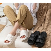 로로 클래식 사무실 실내화 층간소음방지 슬리퍼, 블랙