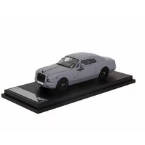 모형자동차 다이캐스트 아트워크 x DCM 1:64 롤스 로이스 팬텀 쿠페 그레이 다이캐스트 모델 카, 01 Black Interior