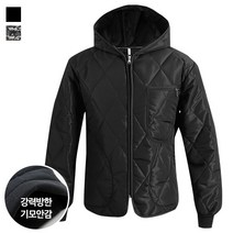 코디제이 남자 패딩 깔깔이 후드 방한 기모점퍼 경량패딩 작업복 데일리룩
