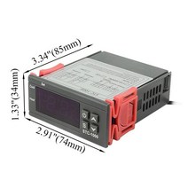 측정기기 STC-1000 12V 24V 220V 디지털 온도 컨트롤러 서모 스탯 조절기 인큐베이터 릴레이 가열 냉각