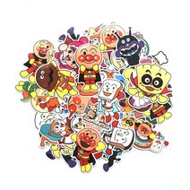 스노우보드스티커 스티커 스키스티커Td zw 57 pcs 만화 호빵맨 스티커 방수 전사 술, 한개옵션0