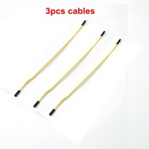 3Pin 2.54mm 단일 행 PCB 클램프 고정 장치 프로브 Pogo Pin 다운로드 프로그램 Burn with Cable 호환, 04 3pc cable, 한개옵션1