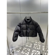 숏 패딩 점퍼 겨울 코트 자켓 블랙 긴팔