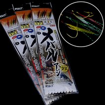 백경 열기 볼락 어구가자미 낚시 채비 BK-111 8본 카드채비