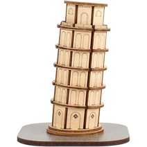 랜드마크 목재 입체퍼즐 - 영플래닛 피사의 사탑, 단품, 단품