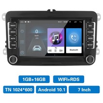 안드로이드 올인원 내비게이션 한국어 지원 7 인치 android 10.1 car radio for vw volkswagen seat skoda golf passat 2 din