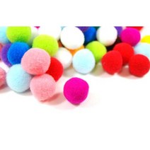 뿅뿅이-소량/뼝뼝이/폼폼이/칼라솜/솜방울/방울솜/뽕뽕이/뻥뻥이/칼라솜방울, 40mm, 혼합