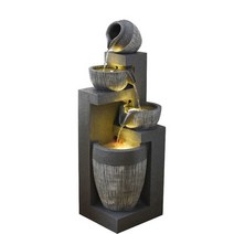 실내 분수 업소용 장식 로비 조각상 조경 인공 분수, 2007A 150CM 높이