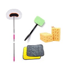 세차밀대 스펀지 타월 수건 걸레 세트 세차걸레 막대걸레 자동차걸레 자루걸레 밀걸레, 1개