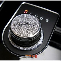 재규어 조그다이얼 XJL F-FACE 몰딩 엠블럼, B-큐빅형