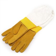 양봉 벌집 벌통 양봉자재 한쌍의 보호 양봉 장갑 Net Goatskin Bee Vented Long Sleeves 장비 및 도구 유, 01 Anti bee gloves_04 XXXL