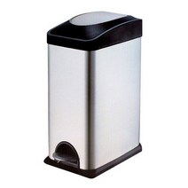 바보사랑 키친프리 스텐 사각 페달 휴지통 15L /종량제20L호환 .너만아는잡화점(무료배송)