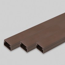 비츠온 PVC 사각몰딩 3호 밤색 백색 우드색 1000*22*13 전선정리 케이블보호 쫄대 전기공사 통신공사