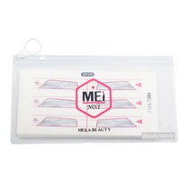 뷰티난다 메이넘버원 MEI 눈썹 스티커 자 반영구화장재료 반영구화장 반영구눈썹 재료, 남자 일자형 60쌍