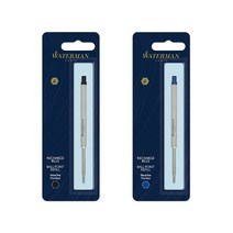 워터맨 볼펜심 리필 고급펜 잉크 고급필기구, 블루(MEDIUM)