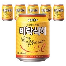 팔도 비락식혜, 6개, 238ml, 6개