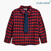 CURLYSUE 컬리수 홀리데이 체크셔츠 CPW0GQSH51 겨울