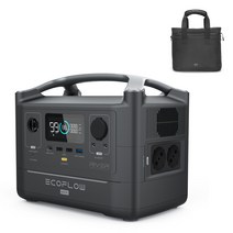 에코플로우 차박용 파워뱅크 RIVER 600 MAX 리버 맥스 감성 캠핑 220v 고출력 인산철 배터리, RIVER 600MAX개