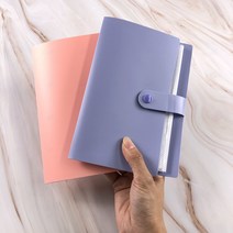 다용도 파스텔 컬러 기념 희귀 세계 외국 지폐 화폐 모음 컬렉션 수집 사진 포토 앨범 포토북 포켓, 퍼플