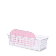 AWC 피부미용국가시험재료 해면 바구니 해면정리바구니 플라스틱바구니, 화이트