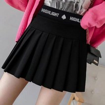여성용 블랙 플리츠 미니 스커트 패션 캐주얼 오피스 레이디 ol 걸 핫 2
