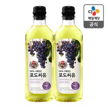 백설 포도씨유, 900ml, 2개