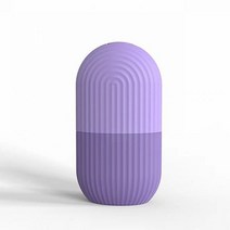 피부 홈케어 얼굴 리프팅 마사지 기구 기계 Face Ice Cube Mold Skin Care Beauty Fine Line Eye Facial Icing Rolling Mould, C Purple