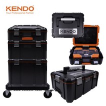 켄도 4종 이동식 결합식 대용량 시스템 공구함 공구박스, 카트(90265)