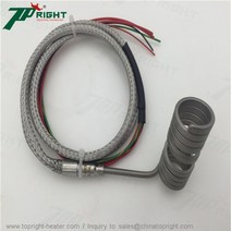 ID16x80mm 220v 500w 나선형 핫 러너 코일 히터 요소