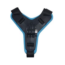 액션캠대여 초미니무선카메라 바디캠 오토바이 헬멧 턱 스탠드 마운트 홀더 GoPro Hero11/10 액션 스포츠 카메라 풀 페이스 액세서리, 02 Blue A