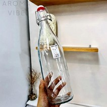 긴유리병 스윙원형 1000ML THCO13