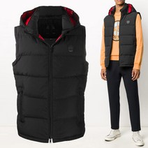 무스너클 19FW 킬코나 로고 패치 패딩 조끼 블랙 M30MV453 292