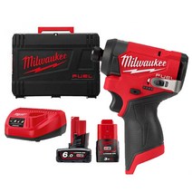밀워키 M12 FID2-632X 충전 임팩드라이버 GEN3 12V 6.0AH 3.0AH 세트 임팩트드라이버 FUEL, 1개
