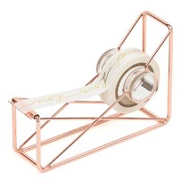 스카치 테이프커터기 디스펜서 아크릴 메탈 로즈골드 프레임 T051, 051로즈골드메탈프레임