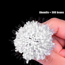 300 개/ 낚시 Bobber 실리콘 공간 콩 플로트 타원형 스트레이트 열 라인 기어 커넥터 스토퍼 Accesorios 드 Pesca145816, Colorful spots L
