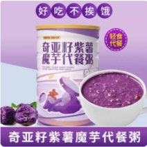 치아씨드 자색고구마구약오트밀 분말 즉석죽 500g QIYAZI ZISHU MOYUDAICANZHOU -브리에, 치아씨드 자색 고구마 500g X 1개