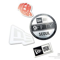 뉴에라 9FIFTY 데칼 스티커 실버 11401736