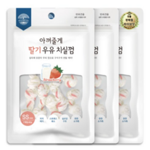 라이브잇 굿데이 아껴줄게 강아지 치실껌 SS 7p, 33개, 42g, 딸기 우유