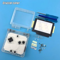 2020 GBA sp의 새로운 게임 보이 하우징 쉘 커버 교체 풀 세트 케이스 Gameboy Advance SP 유리, 옵션선택개, (1254)Crystal