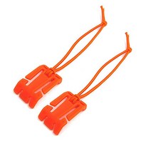 2/4pcs 캠핑 가방 행거 후크 전술 Molle 배낭 버클 Carabiner 클립 클램프 생존 기어 도구 장비, [03] 2pcs Orange