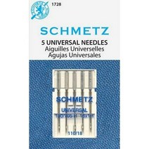 Schmetz 범용 Size 110/18 재봉틀 미싱 Needles 5-Pack 부품#S1728~Fast Ship