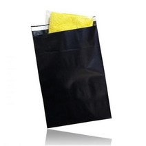 pdg# 0.09mm 두꺼운 HDPE 택배봉투 35X45cm+4cm 블랙 200매 택봉 쇼핑몰봉투