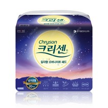 크리센 오버나이트 라운드형 소변용 요실금 패드 성인용 기저귀 160매 (20매X8팩), 대형, 1박스