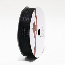 금비 오간디A 네줄오간디 리본(40mm*15m)(사은품 증정 행사중), OA#01 검정, 15m