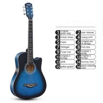 전문 어쿠스틱 기타 목 사용자 정의 문자열 음악 악기 클래식 Cuerdas 드 Guitarra, A 7_38 인치